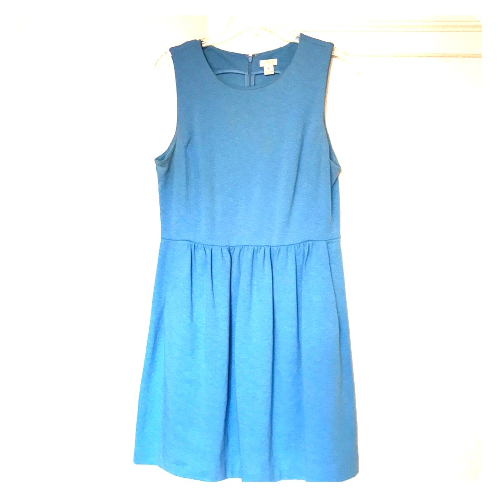 J. Crew sleeveless blue dress